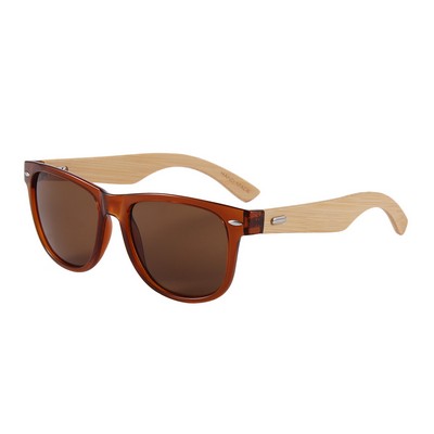 Bamboo Sunglasses - Brown Lenses