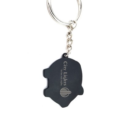 Black Pig Key Chain