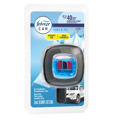 Febreze® CAR™ Vent Clip - Clamshell; Linen & Sky scent