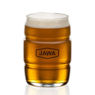 Barrel 16oz Beer Glass