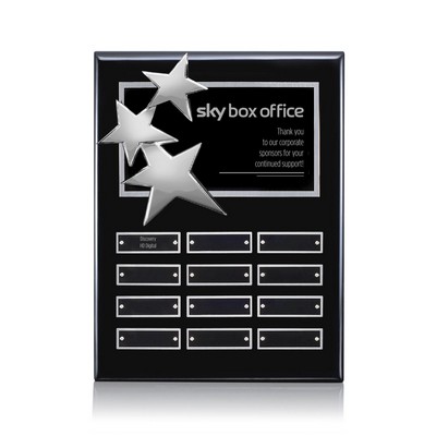 Constellation Vert P/Plaque - Black/Chrome 12 Plate