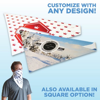 Bandana Triangle - 1 of 2 Cooling Bandana Styles - Customize with ANY design!