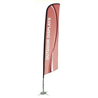 Feather Flags Angled (Large, Single Sided)