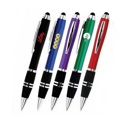 Twist-Action Stylus Ballpoint Pen