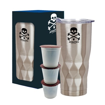 22 Oz. Vortex Stainless Steel Wake Up Tumbler