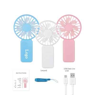 2019 Rechargeable Mini Handheld USB Fan