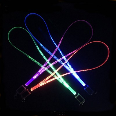 LED Flashing Light Up Lanyard