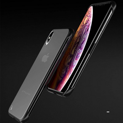 Ultra-Thin Borderless Transparent Matte Phone Case For phone Xs Max