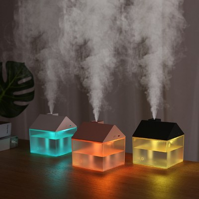 House Shape Aroma Diffuser Humidifier w/LED Light