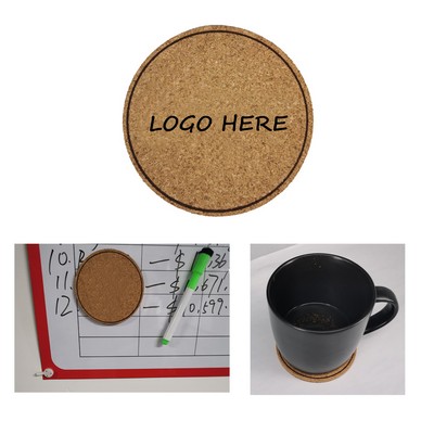 Multifunctional Magnetic Cork Drink Coaster