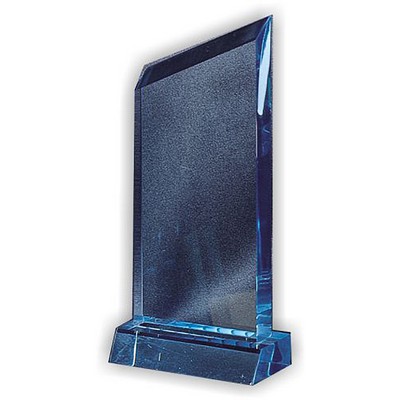 Desktop Wedge Award, Blue, Medium (3"x7")