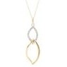 Jilco Inc. Two-Tone Gold Nouveau Diamond Necklace