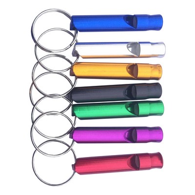 Metal Whistle Keychain