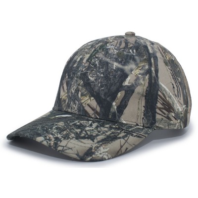 Structured Camo Hook-And-Loop Adjustable Cap