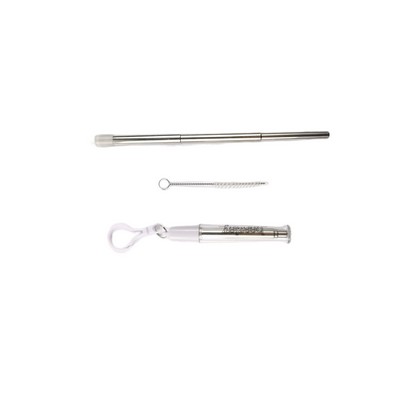 Collapsible Stainless Steel Straw Kit