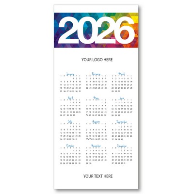 2026 Prism Calendar Card