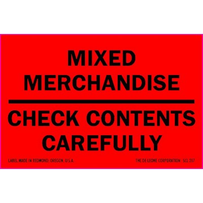 Mixed Merchandise Matte Paper Labels - 2" x 3"