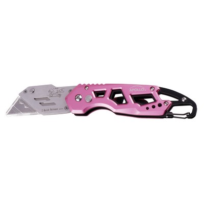 Pink Apollo Tools Foldable Knife