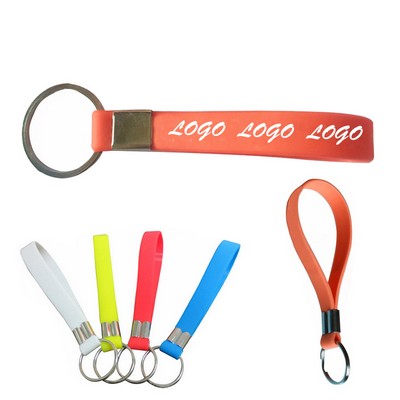 Silicone Strap Key Chain