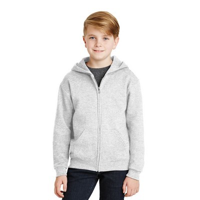 Jerzees® - Youth NuBlend® Full-Zip Hooded Sweatshirt