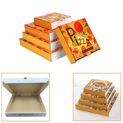 Custom Full Color Imprint Corrugated Carton 12" Pizza Box