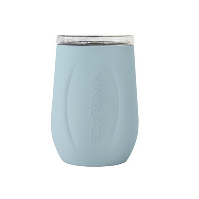 Vinglace Stemless Wine Glass, Cool Blue