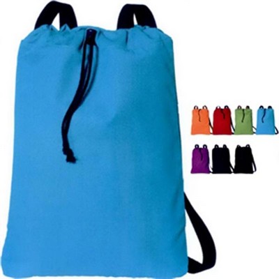 Cotton Canvas Drawstring Cinch Pack