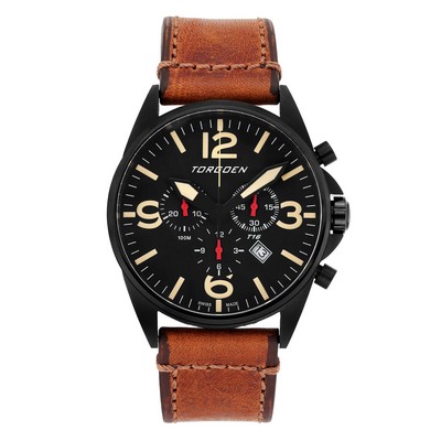 Torgeon T16 Black Chronograph Men's Watch