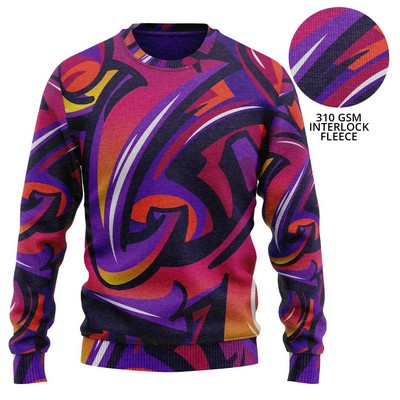 Youth 310 GSM Interlock Fleece Sublimation Sweatshirts