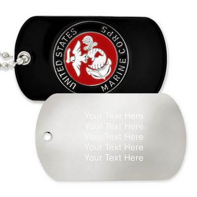 Officially Licensed U.S.M.C. Dog Tag - Engravable