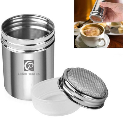 Stainless Steel Powder Sugar Shaker With Lid