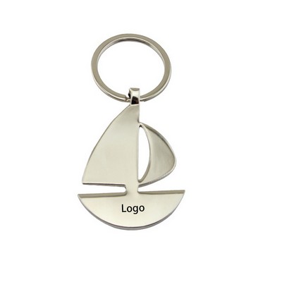 Creative Sailboat Key Pendant