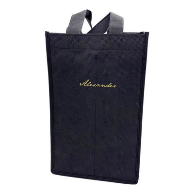 100gsm Non-Woven Wine Bag For 4 Bottles