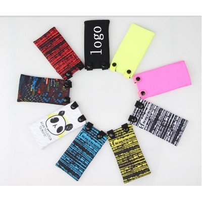 Outdoor Sport Dual Pockets Wrist Phone Pouch Wallet