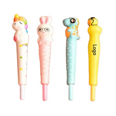 2 in 1 Animal Ball Pen and Squeeze Toy