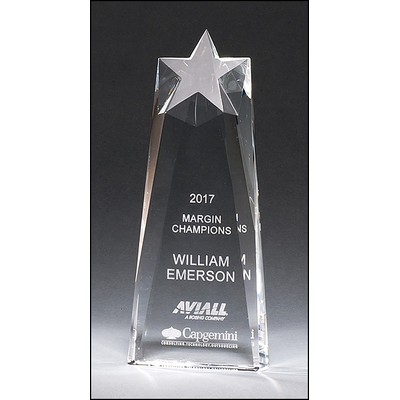 Orion Star Crystal Award, 9 1/2" H