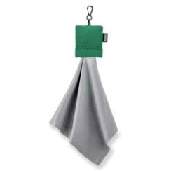 Carson® Stuff-It™ Pro Microfiber Lens Cleaning Cloth (Green Pouch)