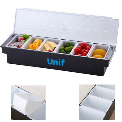 Cocktailor Ice Cooled Condiment Dispenser Organizer