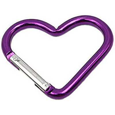 Mini Aluminum Heart Shape Carabiner