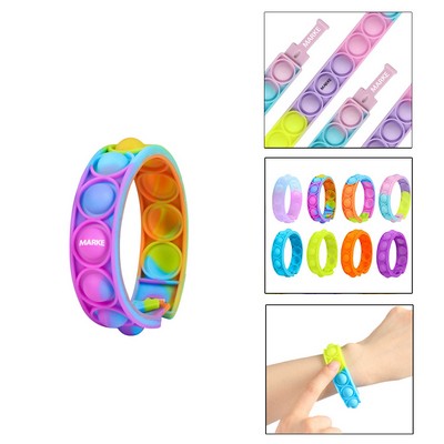 Silicone Stress Relief Bubble Bracelet Toy