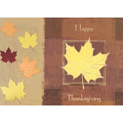 Thanksgiving Shimmer Greeting Card