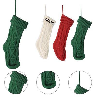 Acrylic Christmas Socks w/Lights