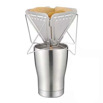 Outdoor Stainless Steel Portable Coffee Drip Holder