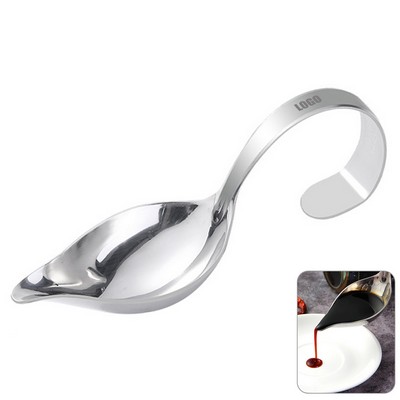 Stand Handle Saucier Spoon w/Spout