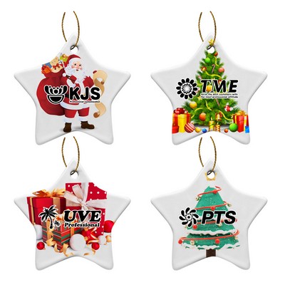 Star Ceramic Ornaments