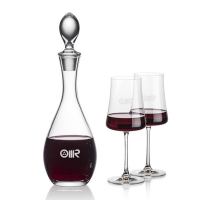 Malvern Decanter & 2 Dakota Wine