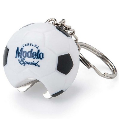 Soccer Football Bottle Opener Keychain