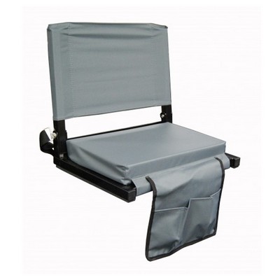 Mannitok Heavy Duty Stadium Seat, Gray