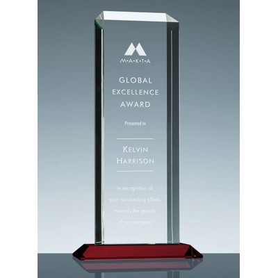 Apollo Award w/Red Base (5"x11 3/4")