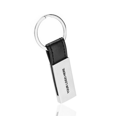 Rectangular Auto Metal Keychains